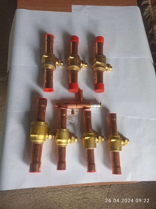 Реверсивные шаровые краны, вентиля