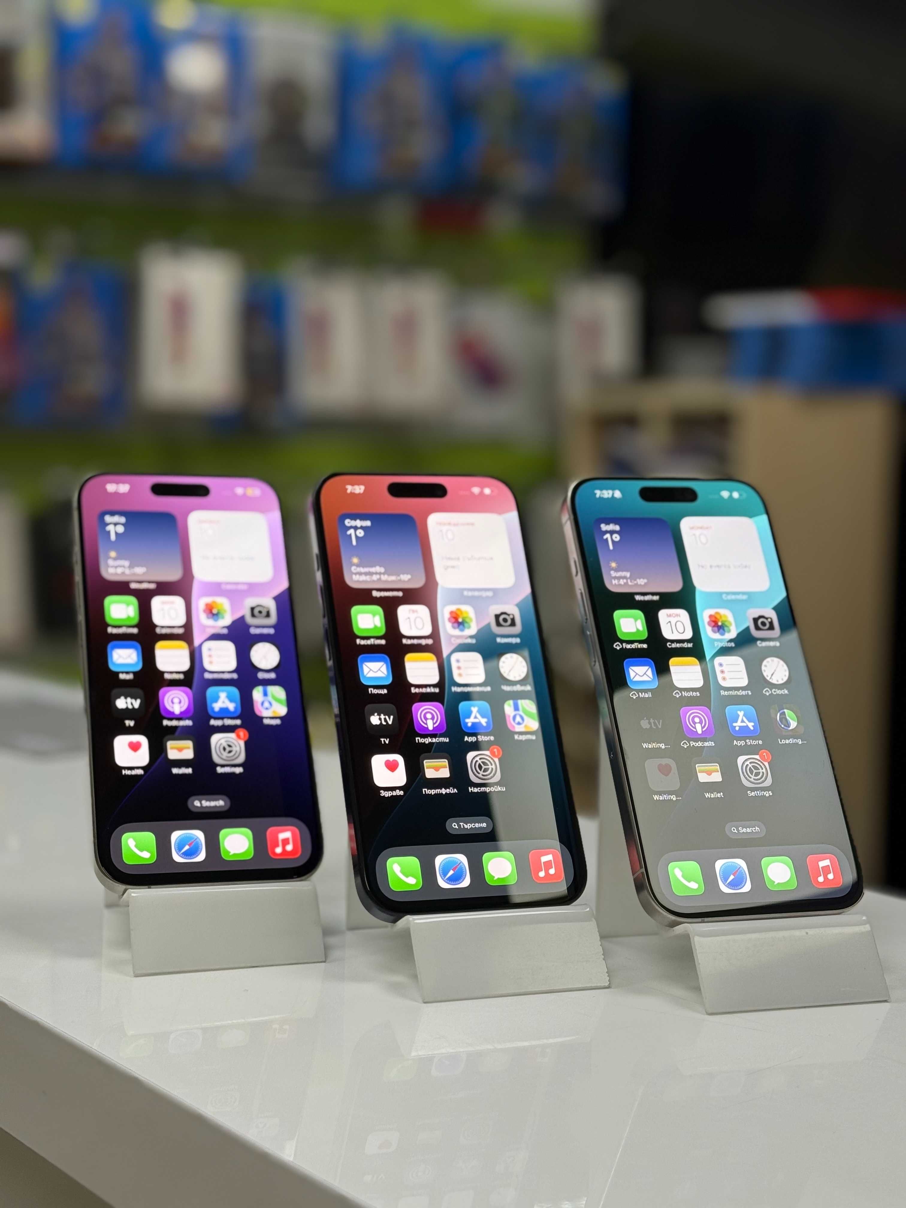 iPhone 15 PRO 128GB с 12 мес. гар. и опция за разсрочено плащане