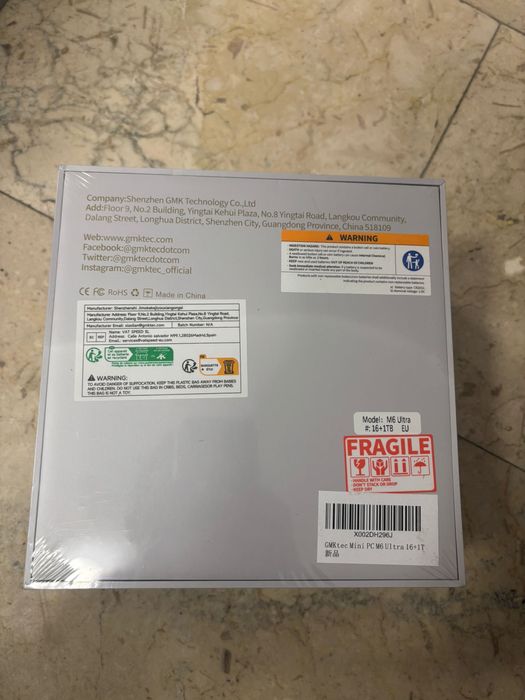 Mini pc GMKtek nucbox M6 Ultra ryzen 5 7640hs radeon 760m 16gb 1tb