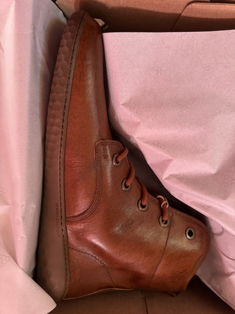 Ghete piele Vivobarefoot