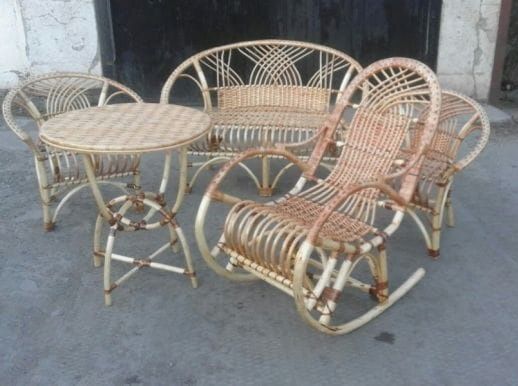 Кресла-качалки, плетенная мебель. Натуральная ива, лоза