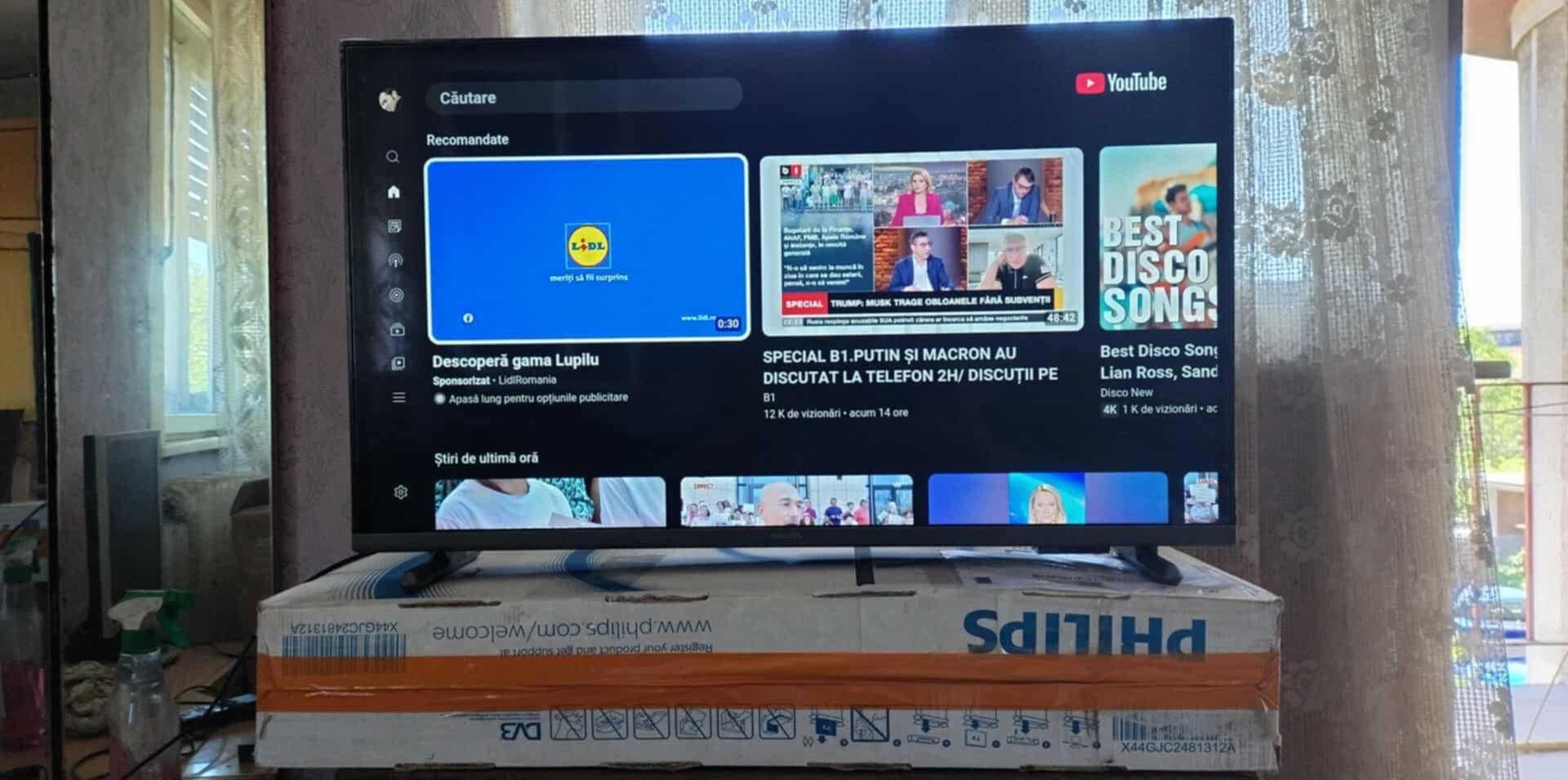 Televizor Philips AMBILIGHT LED 32PFS6908, 80 cm, Smart TV, Full HD