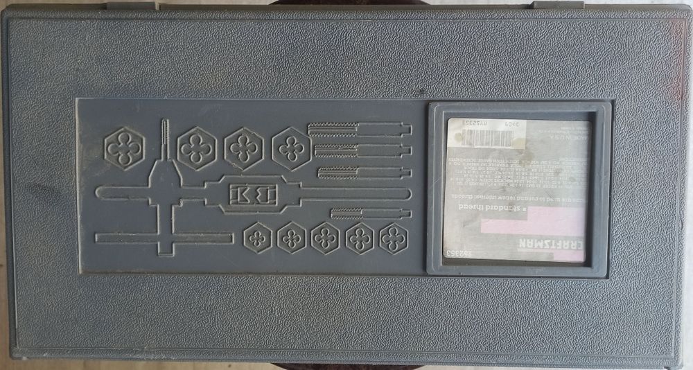 Набор дюймовых метчиков и плашек CRAFTSMAN (США)