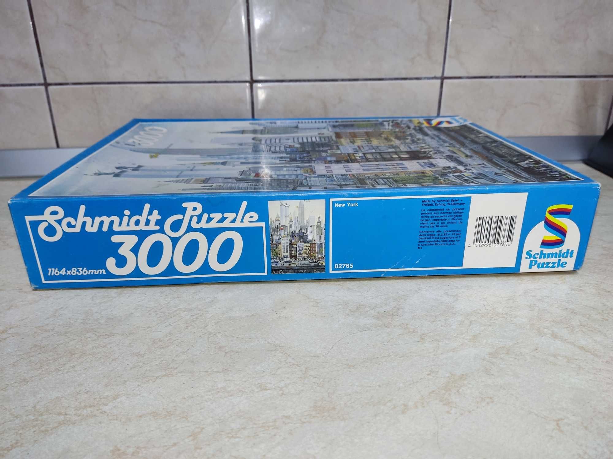 Puzzle sigilat Schmidt 3000, New York Turnurile Gemene 1986