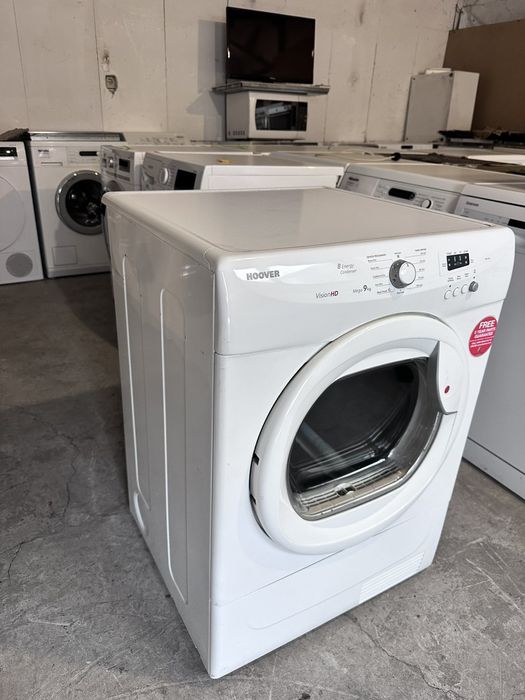 Сушилня +гаранция. HOOVER кондензна 9кг. Безплатна доставка за София.