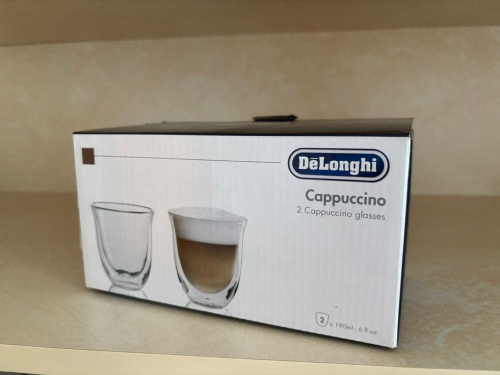 Набор стаканов DeLonghi Cappucino cups (2шт, 190 мл)