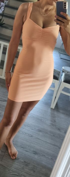 Rochie 2 în 1, corai, 36-38, făcută la comandă