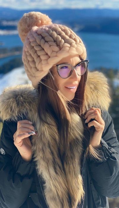 Шапка и шал от 100% мериносова вълна