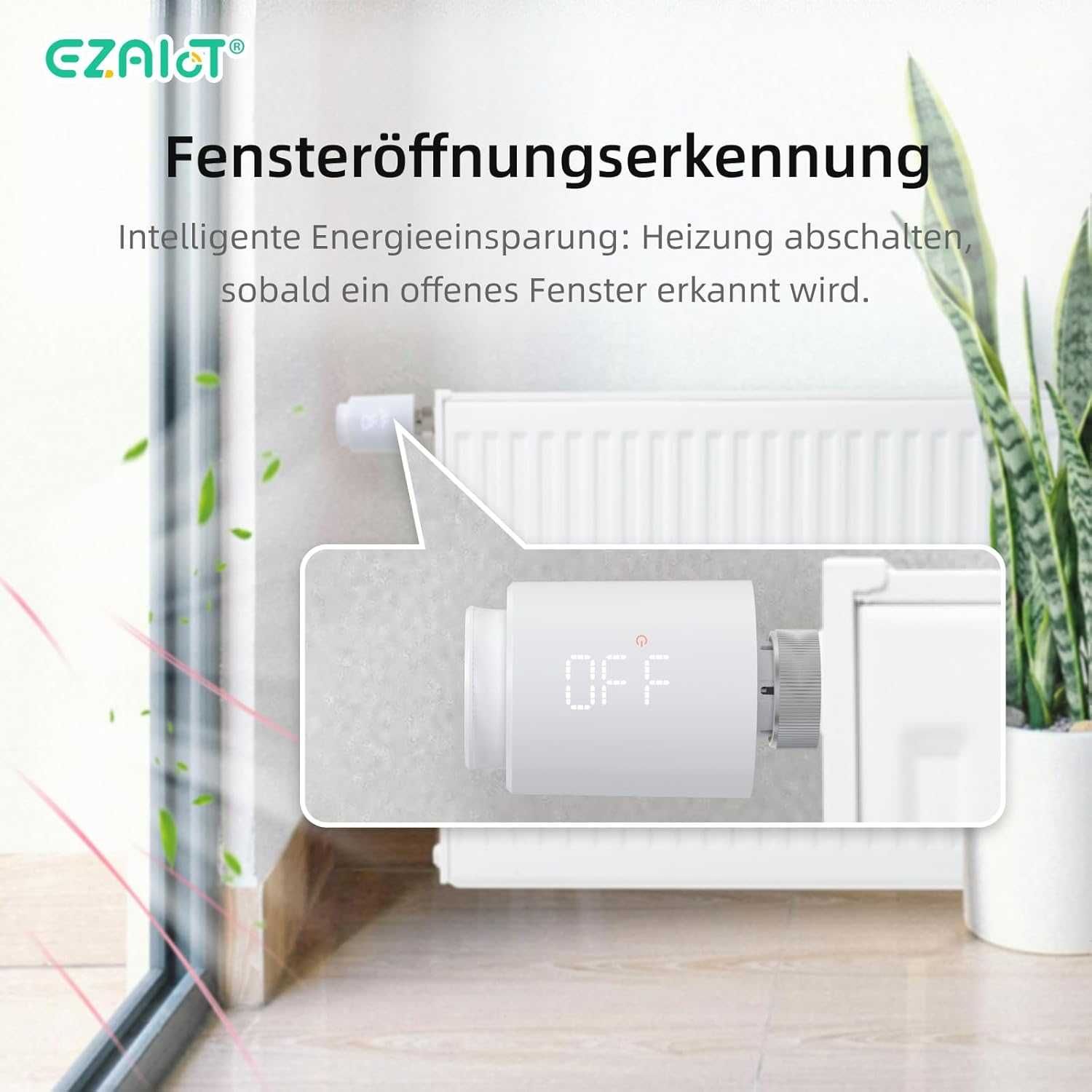 НОВ! WiFi термостатичен вентил за радиатор за водни системи