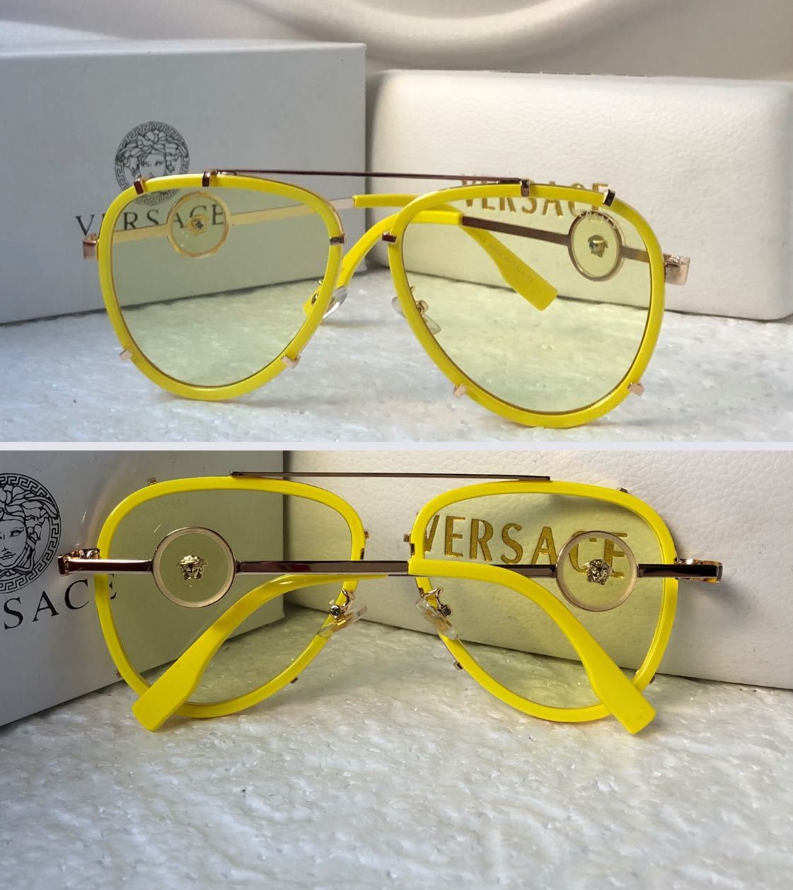 ochelari de soare pentru bărbați pentru femei aviator 4 culori Versace