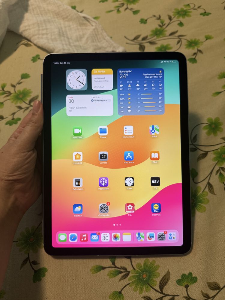 Vand Apple iPad Air 11" (2024), 128GB, Cellular, Blue