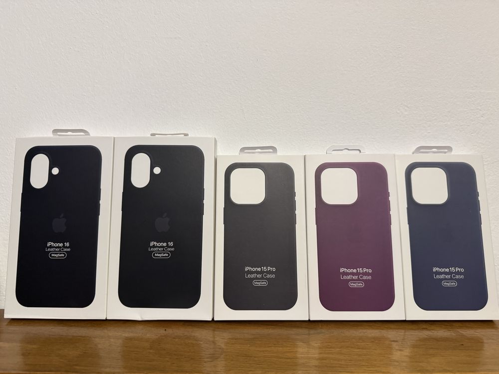 Кожени гръбчета за iPhone 16/15 pro