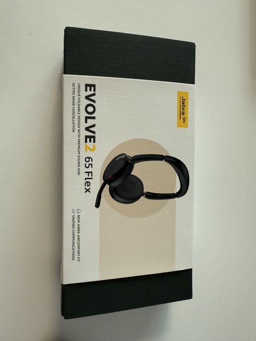 Căști Jabra Evolve2 65 Flex – Noi, sigilate, calitate premium