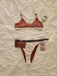 Costum de Baie Nike High Waist Bottom 2 piese