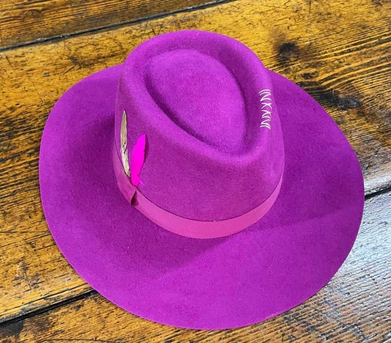 Pălărie Dadarlat Fedora din Lână Fuchsia
