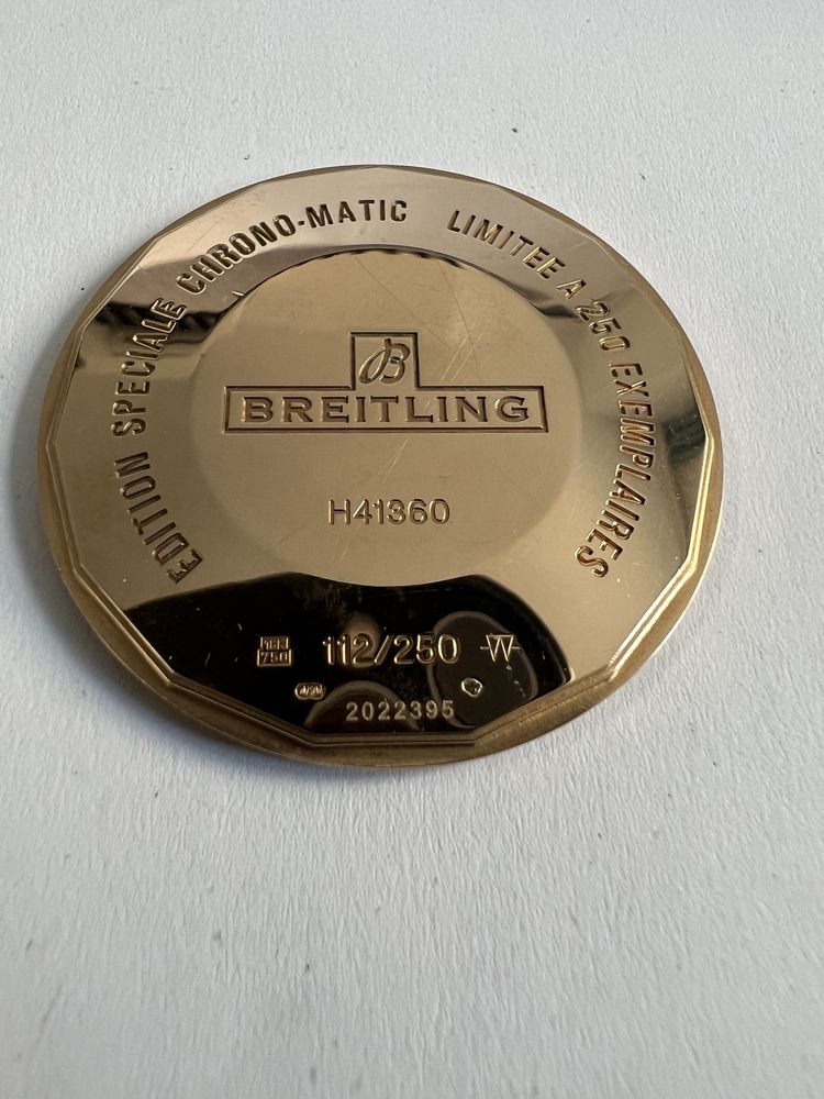 44 mm Breitling Chrono-Matic Chronograph 18 k aur,Editie Limitata 250