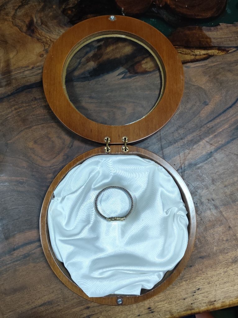 Сватбена кутия за пръстени 950 silver