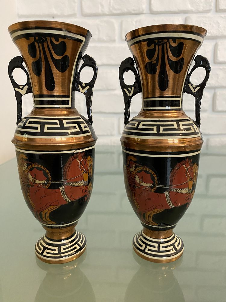 Vaze model grecesc, impecabile, de calitate, dimensiuni 10-18 cm