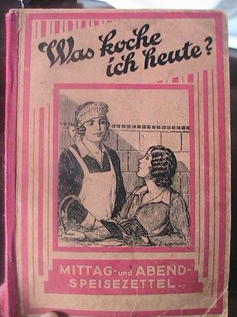 carte veche de bucate cu retete ,carte in limba germana