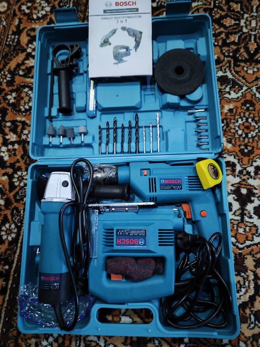 Набор электрических инструментов 3 в 1.