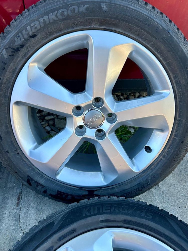Jante Audi Q5/Q3/A4/A6 originale 235 50 18 Hankook 4S2 all season/mixt