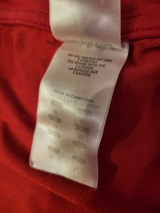 Bluza Adidas climacool, XL, culoare rosu Ferarri, impecabila