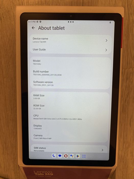 Tabletă Lenovo M9, 3GB RAM / 32GB stocare, 4G