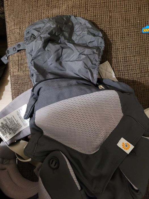 Ergobaby 360 Cool Air Mesh ергономична раница Carbon/Grey