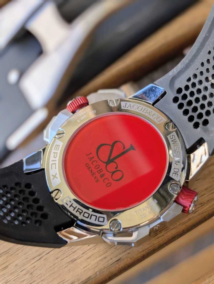 Кварцов мъжки часовник Jacob & Co. Epic II Chronograph Bi-Compax