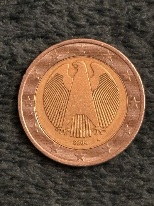 Рядка монета от 2 евро-2004 А