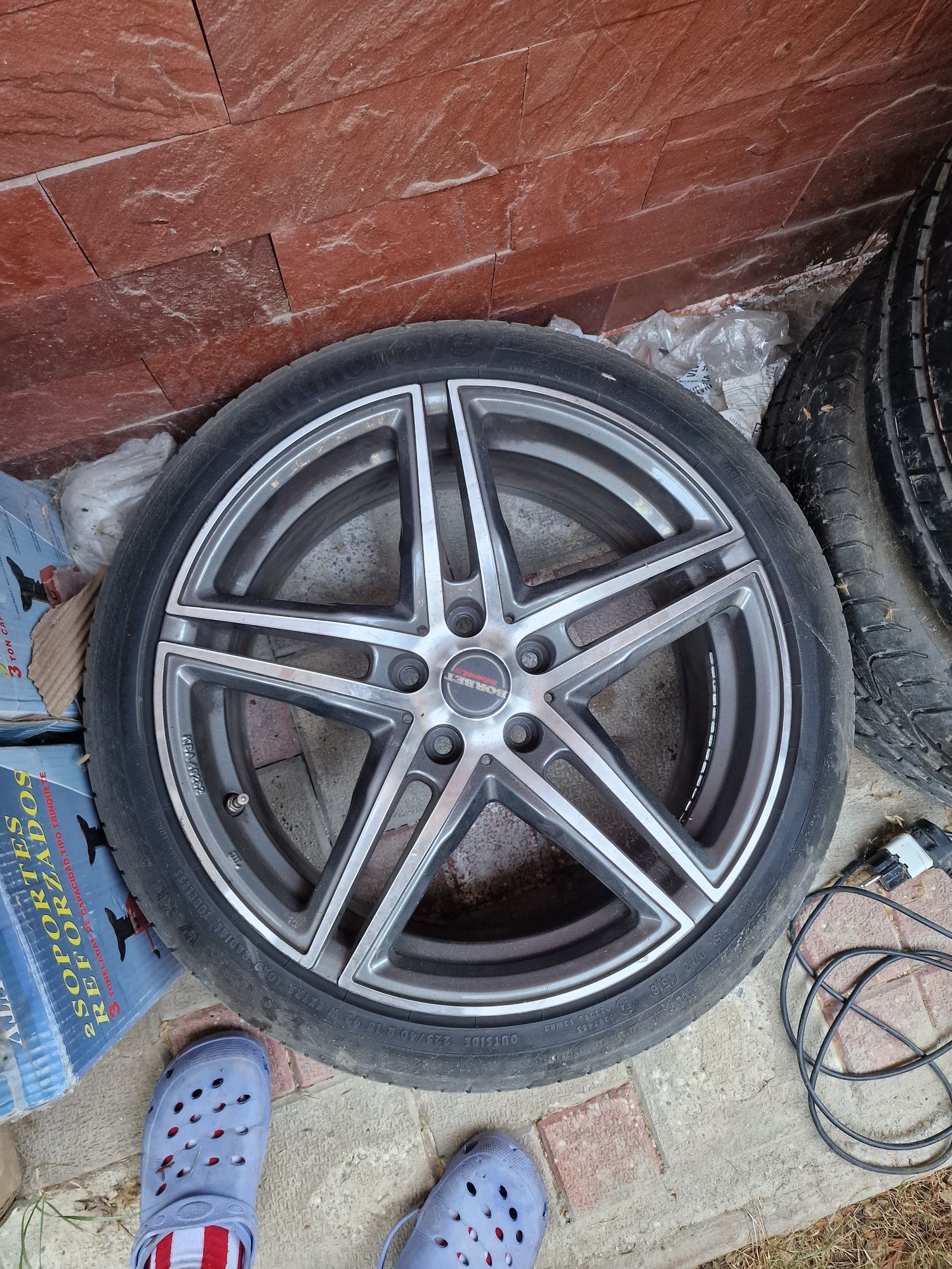 Jante mercedes borbet  r18 5x112 66.6mm 225/40/18