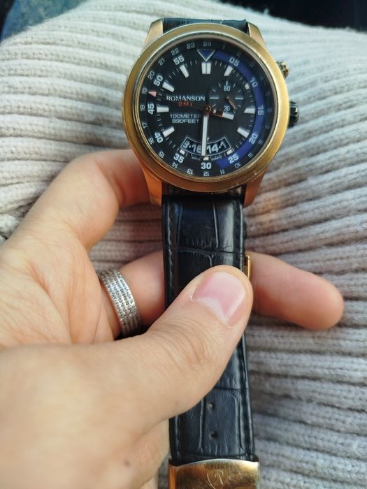 Мужские Ручные часы Romanson . водонепроницаемые