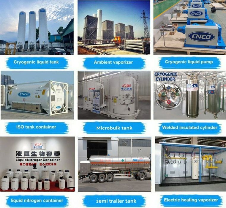 Криогенная бочка криоемкость для жидкого кислорода азота аргона CO2