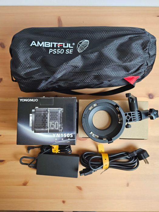 Lampa Foto/Video Yongnuo YN150S 150W, Softbox Bowens, Alimentator NOU