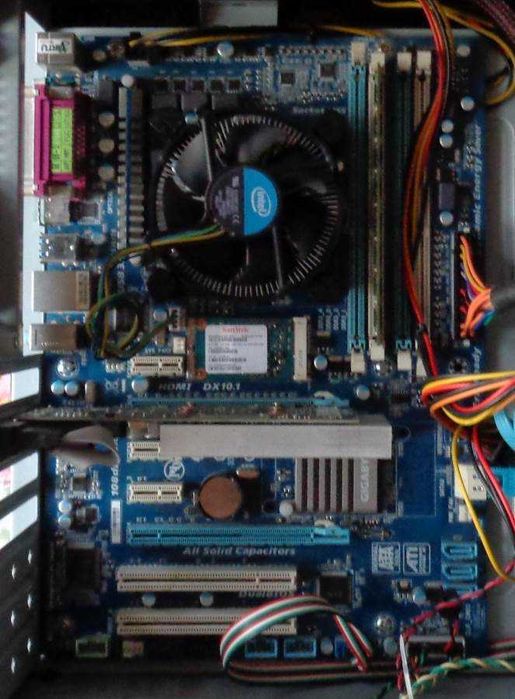 Сокет 1155 мат плата Gigabyte GA-Z68AP-D3, SSD, процессор, 8 Гб ОЗУ