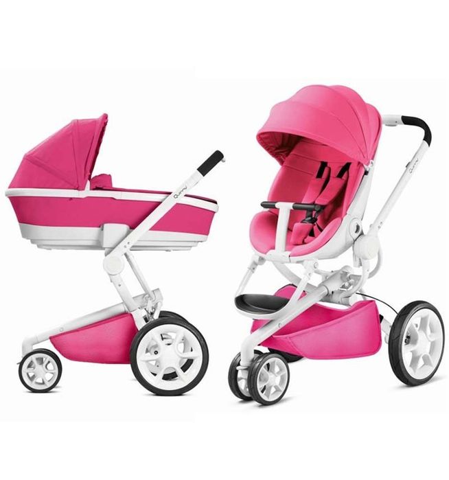 Детская универсальная коляска 2 в 1 QUINNY MOODD Pink passion
