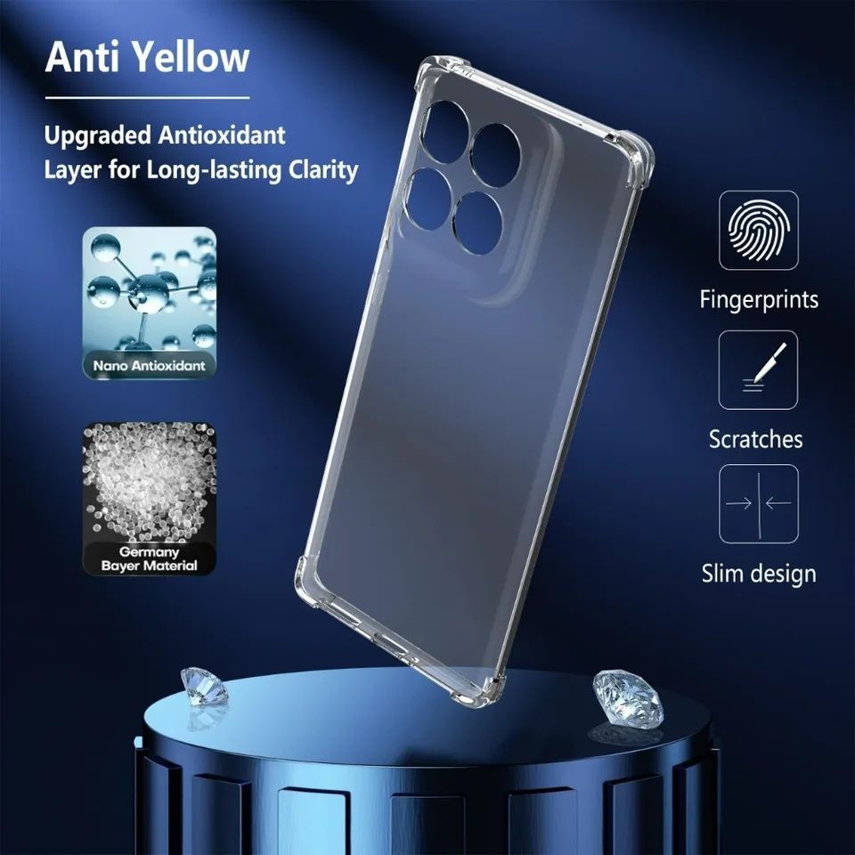 Motorola Edge 60 Pro / 60 / Fusion / Удароустойчив TPU силиконов кейс