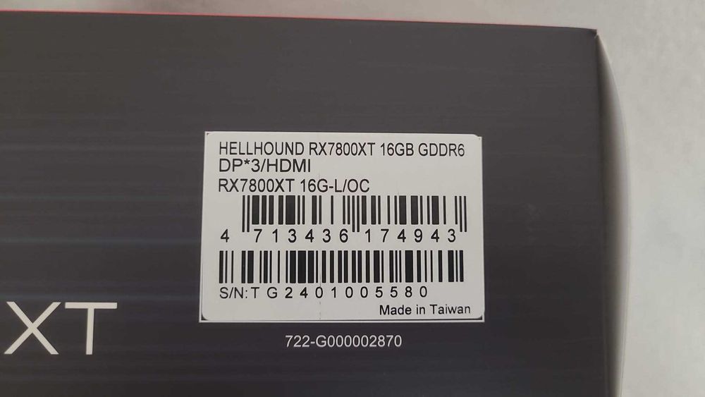 Placa video POWERCOLOR AMD RADEON RX 7800 XT Hellhound 16GB GDDR6