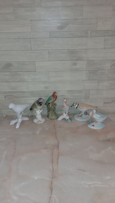 păsări din portelan