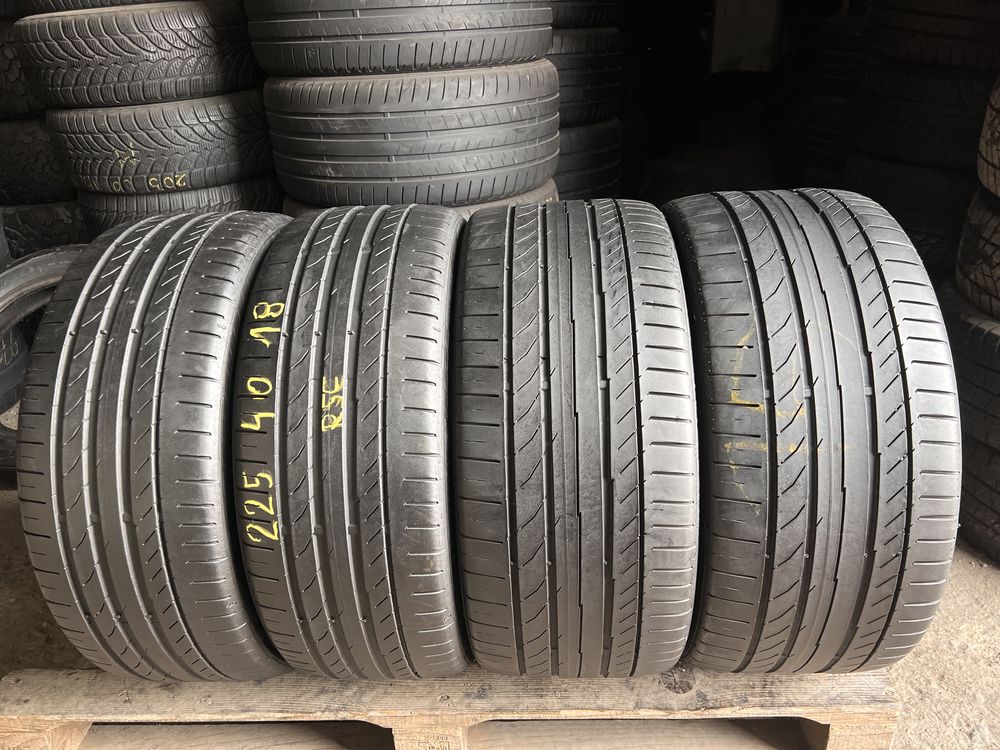 4 anvelope vara 245/35/18 + 225/40/18 , Continental , RunFlat !