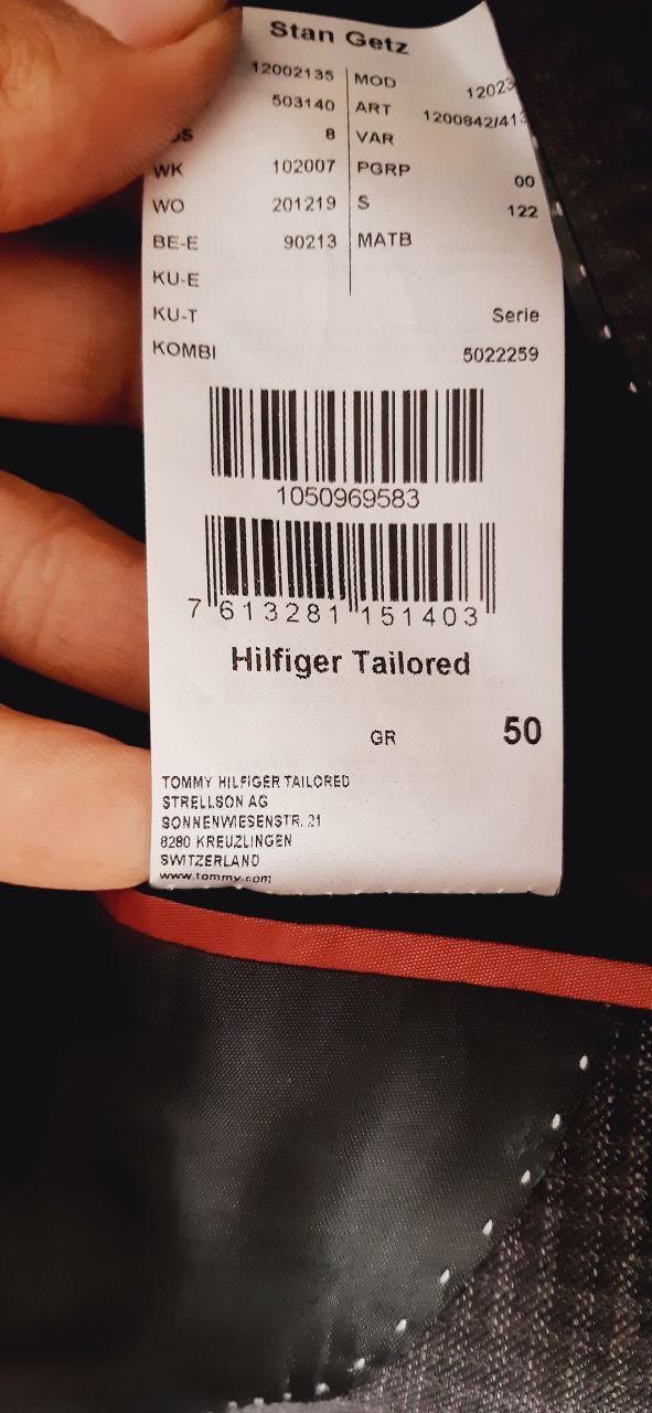 Tommy Hilfiger Tailored Костюм брюки. Пиджак. Slim Fit 50