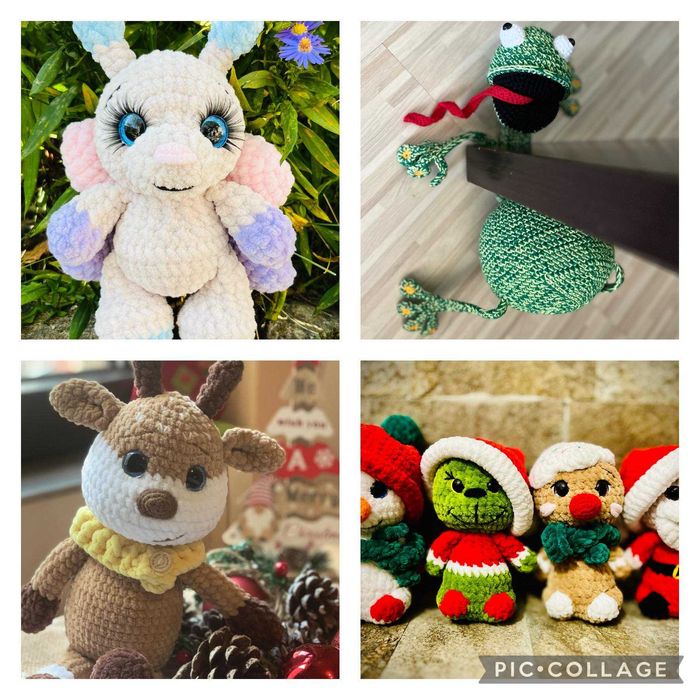 Ръчно плетени играчки