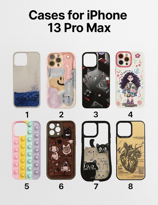 Уникални кейсове за iPhone 13 Pro