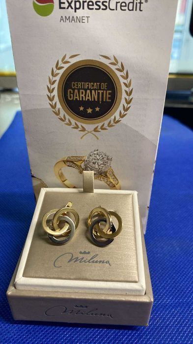 Cercei aur 14k 6.09g (Tomesti b 31052) Garantie 2 ani