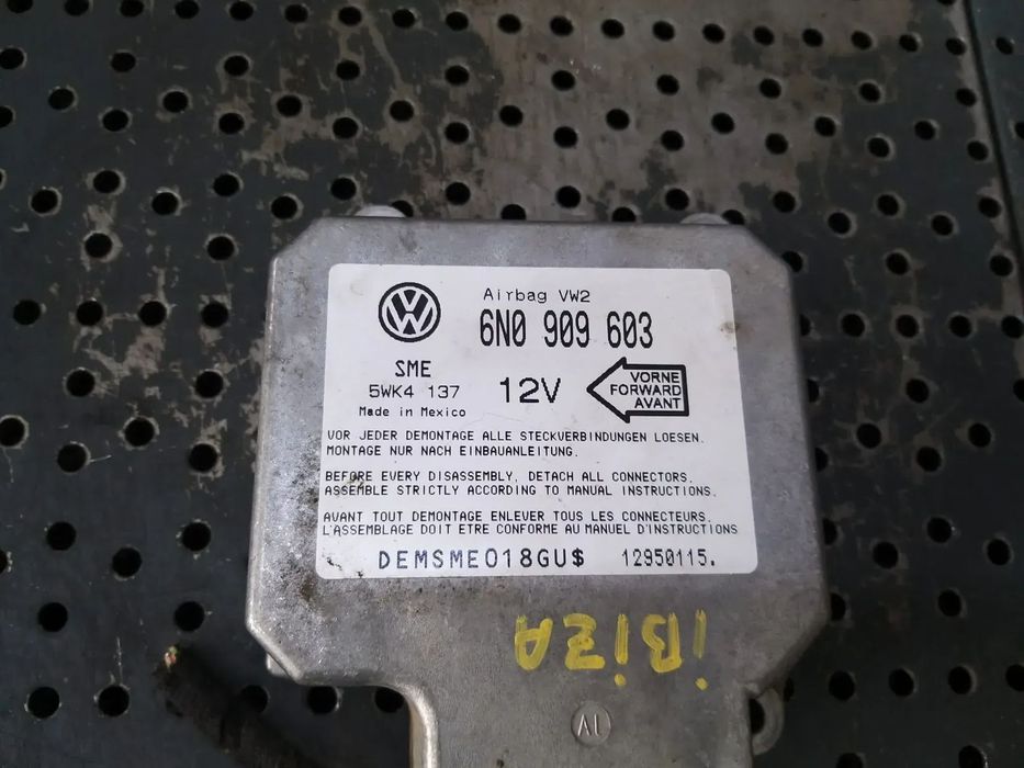 Modul calculator airbag seat ibiza 2 6k 6n0909603