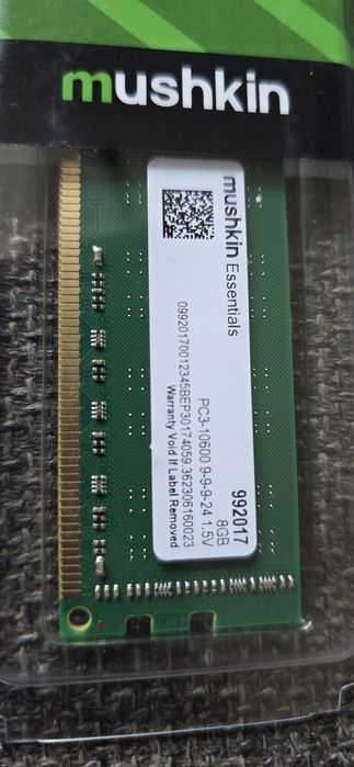 Ram Mushkin Kit Ddr3 16Gb 1333Mhz Pc3 10600 9-9-9-24 1.5v
