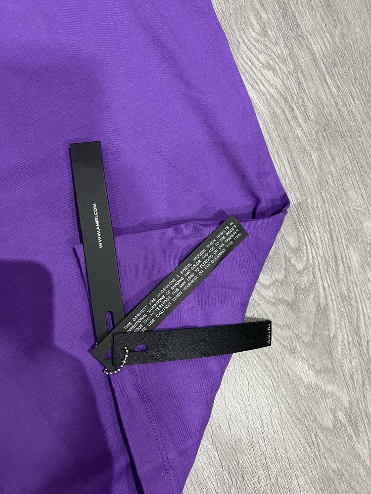 Tricou/T-Shirt Amiri Purple Logo