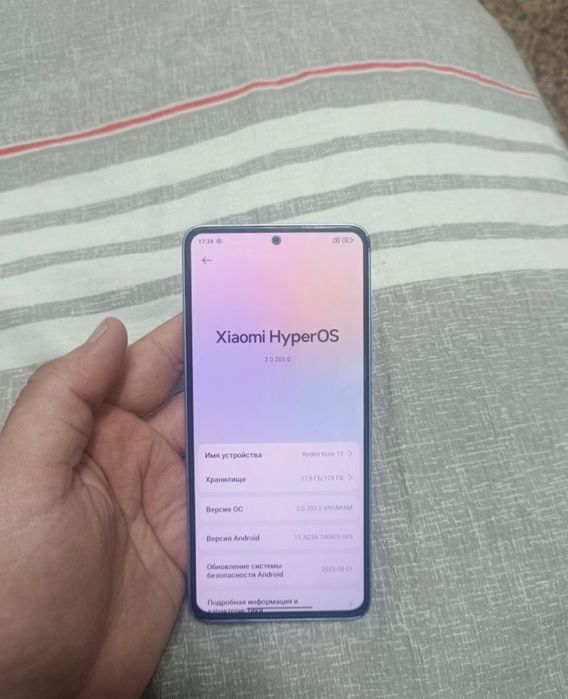 Xiaomi Redmi Note 13 8+8/128GB Green Igravoy holati yaxshi 108mp kamer