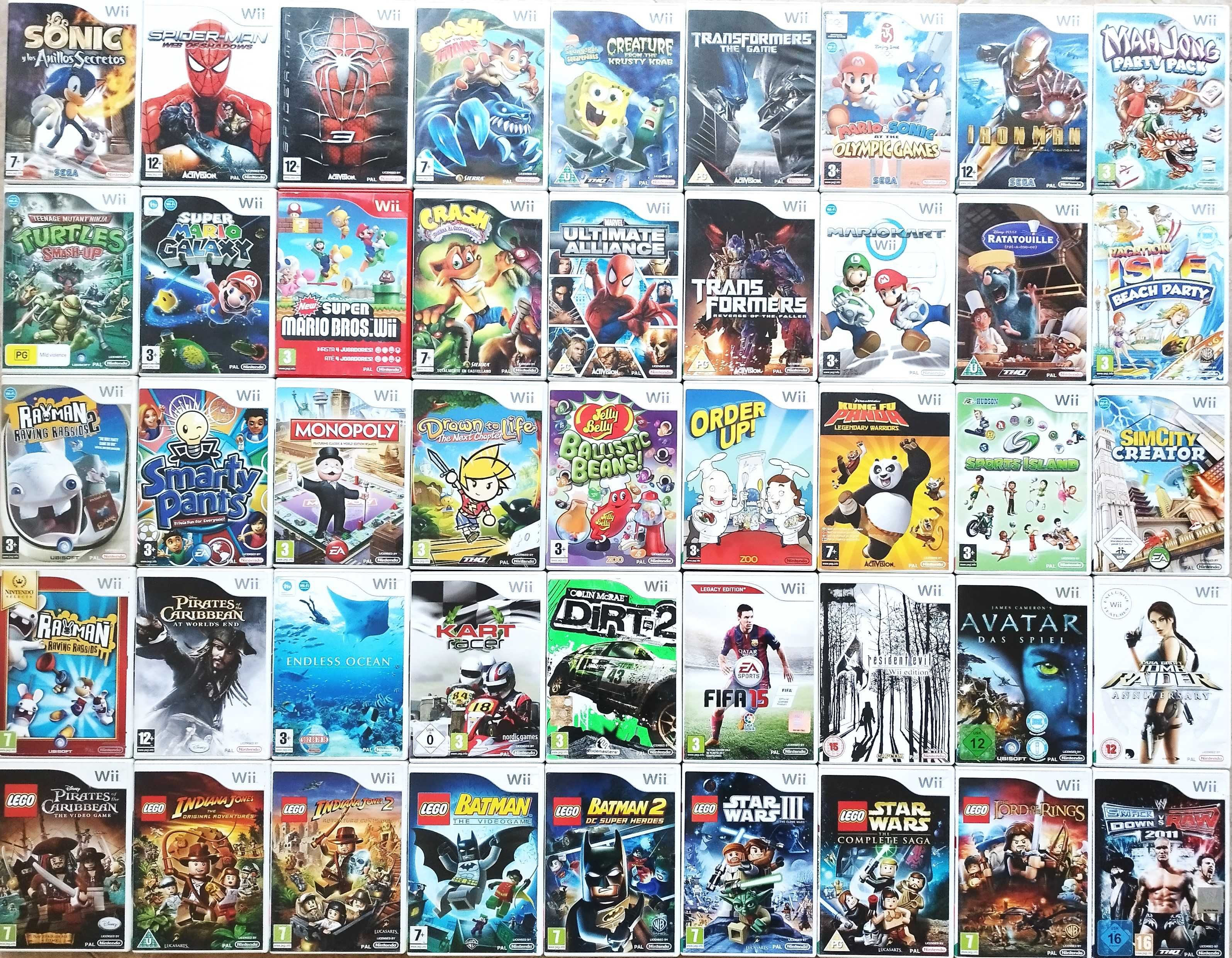 [NINTENDO Wii] 145 игри - Mario/Crash/Spiderman/Marvel/Lego/Fifa