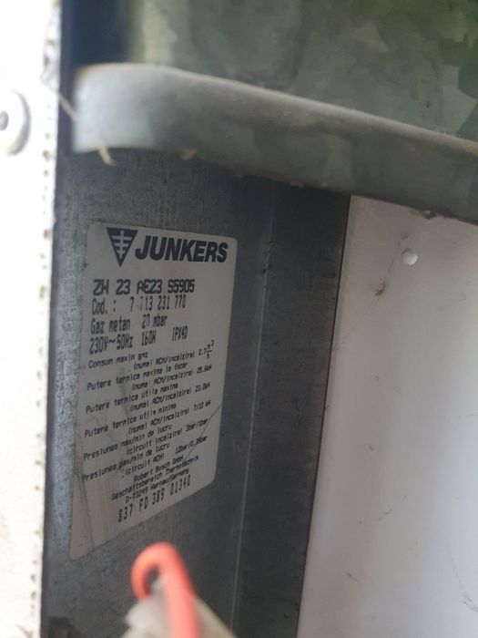 2 Junkers euroline cu tiraj format si tiraj natural